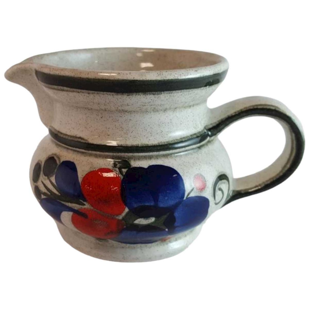 [45814334] Milchkännchen Waechtersbach Blau Rot Blume gebraucht - gut