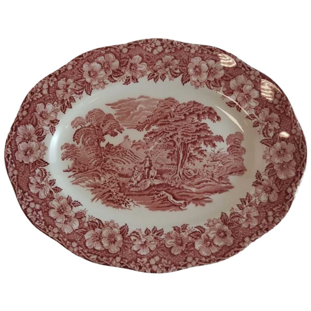 [45814337] Fleischplatte Steakplatte 30x23,7 cm Unicorn Woodland Rot gebraucht - sehr gut