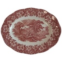 Fleischplatte Steakplatte 30x23,7 cm Unicorn Woodland Rot gebraucht - sehr gut