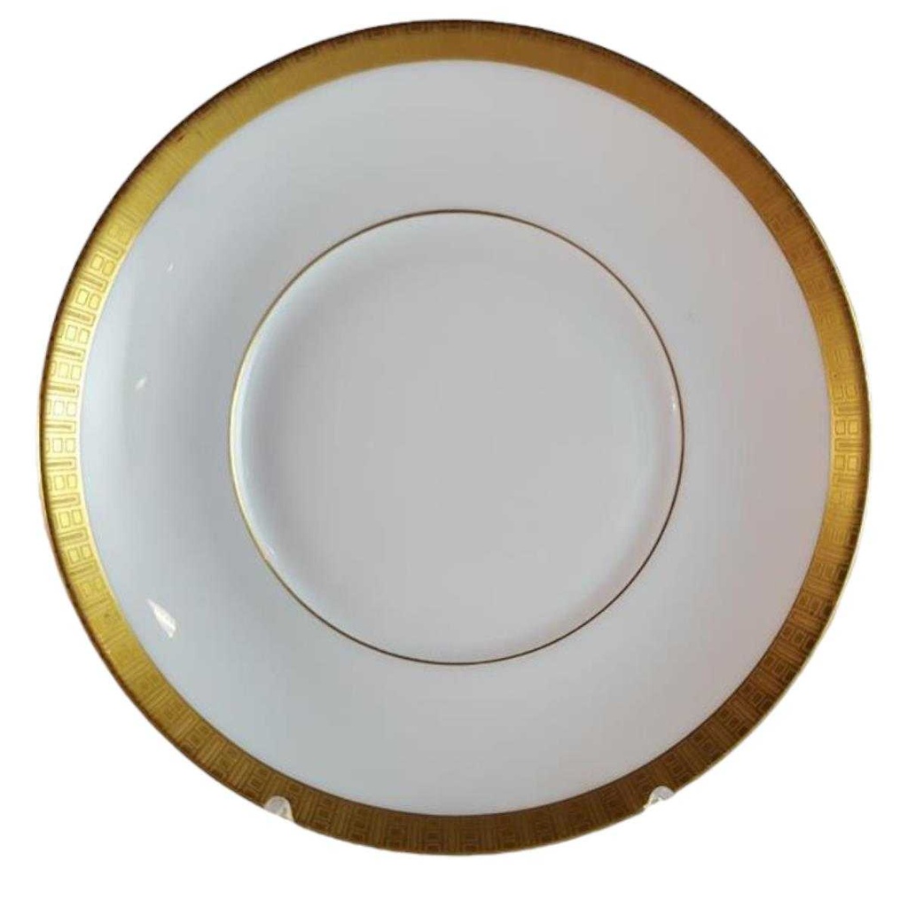 Untertasse für Suppe Goldrand Golddekor 16,7 cm Eschenbach Alte Formen W5945 gebraucht - sehr gut