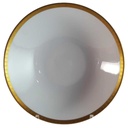 Servierschüssel Goldrand Golddekor 22,7 cm Eschenbach Alte Formen W5945 gebraucht - sehr gut