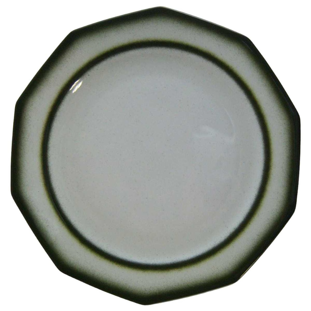 [4581440] Brotteller 16,8 cm Winterling Kirchenlamitz Bergamo Grüner Rand gebraucht - sehr gut