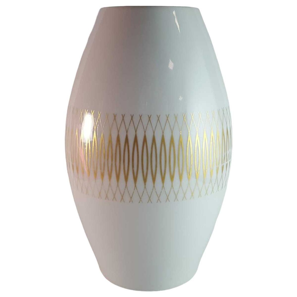 [45814402] Blumenvase Golddekor 24 cm Thomas Porzellan Weiß gebraucht - gut