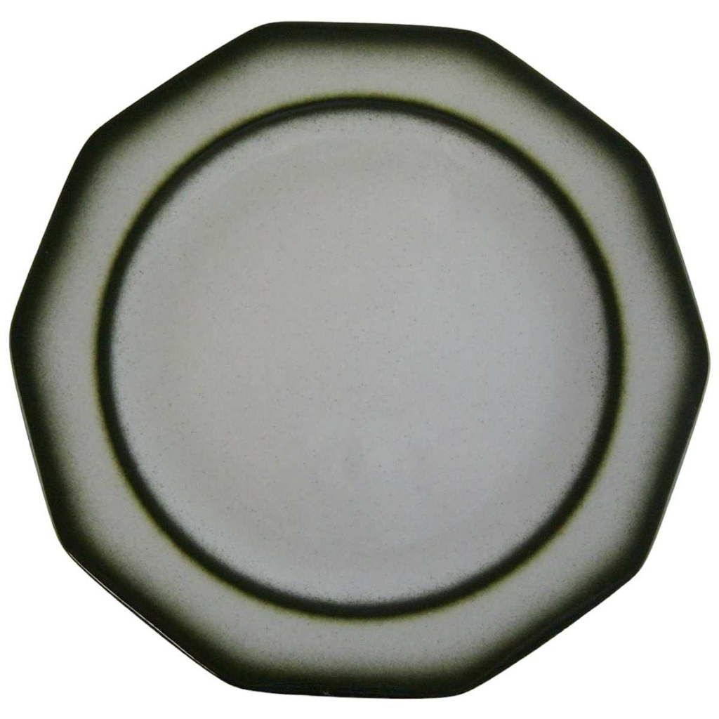 Kuchenteller 19,5 cm Winterling Kirchenlamitz Bergamo Grüner Rand