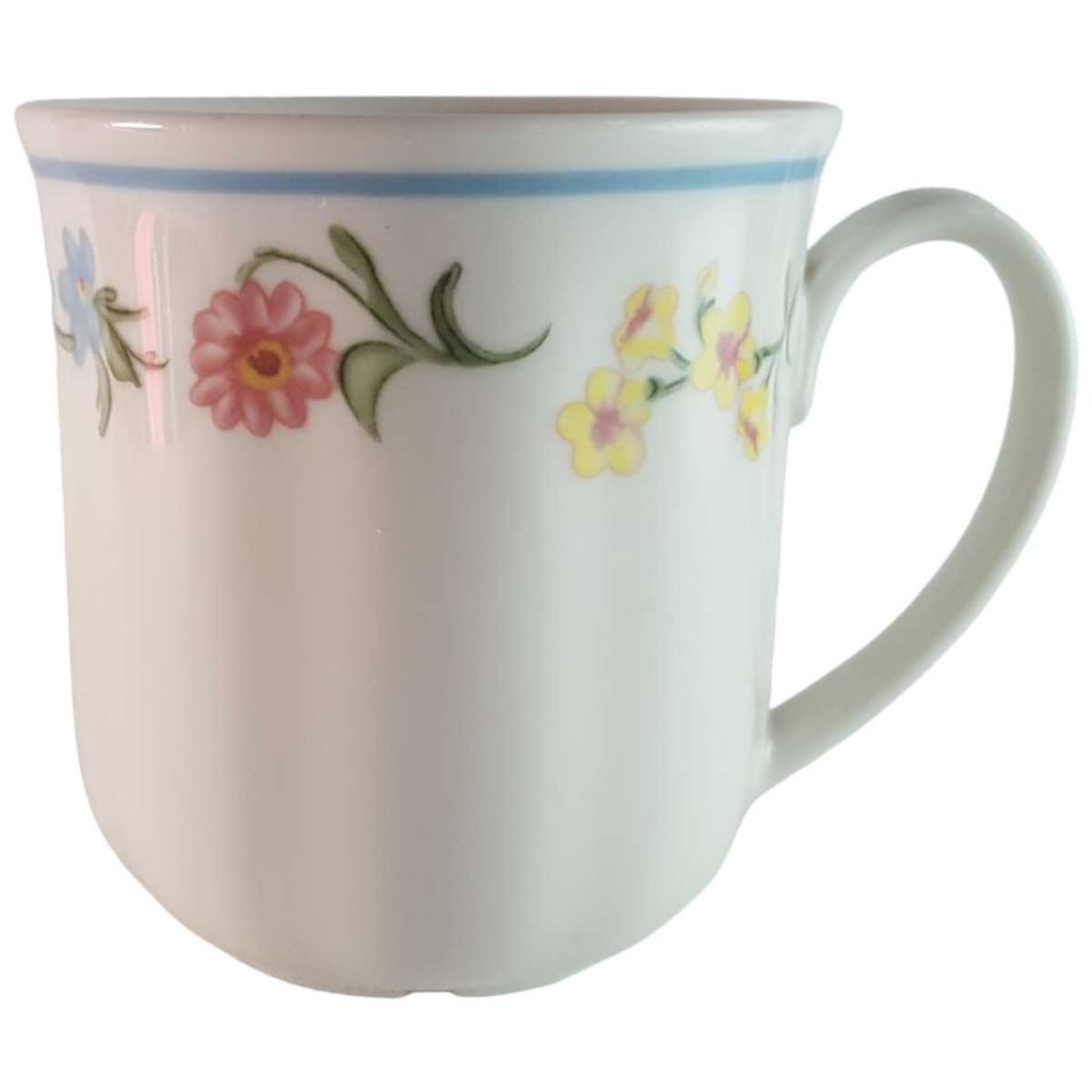 Kaffeetasse Tasse TCM Tchibo Streublumen Blauband gebraucht - gut