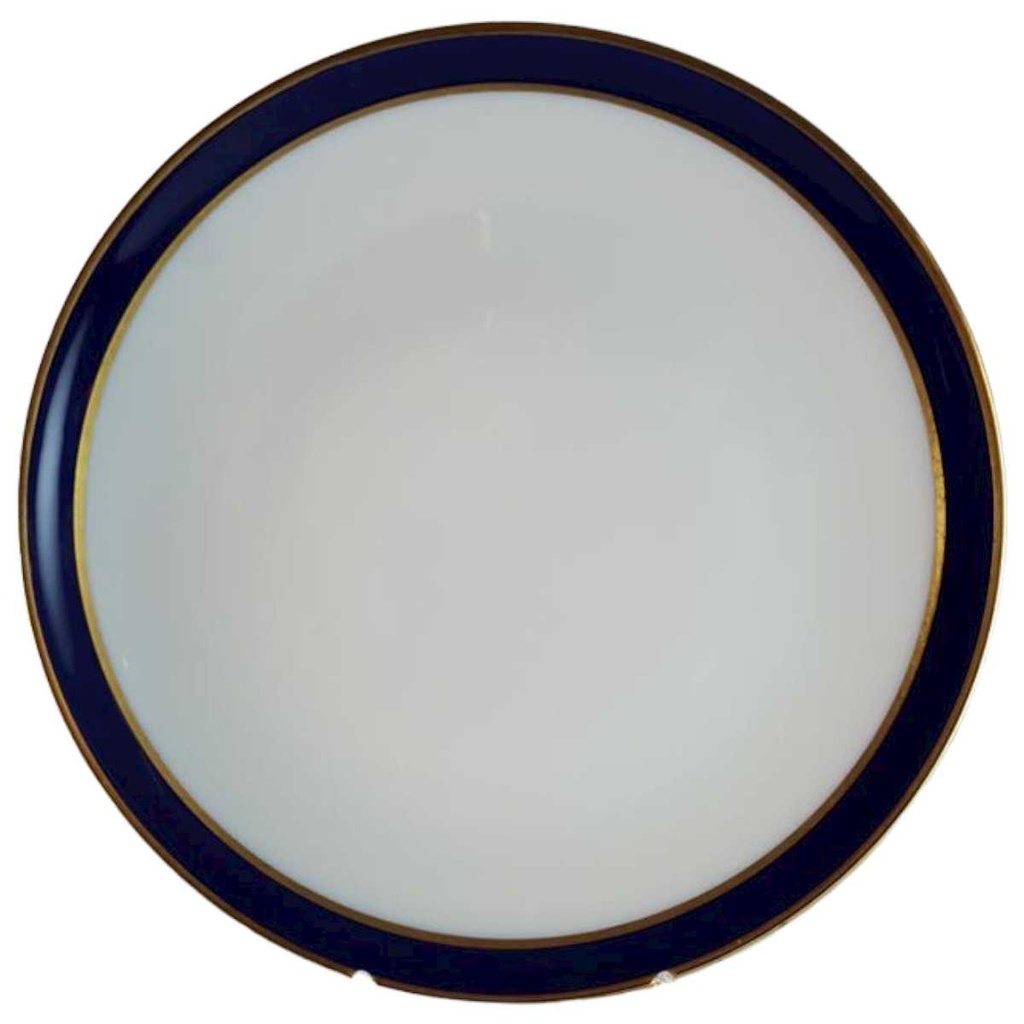 [45814468] Speiseteller Essteller Goldrand 24,3 cm Schumann Arzberg Form 1700 Echt Cobalt mit