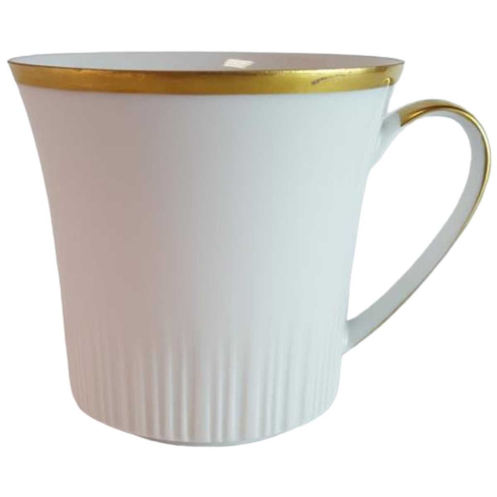 Kaffeetasse Tasse Goldrand Thomas Porzellan Form 3001 Scharrer Entwurf gebraucht - sehr gut