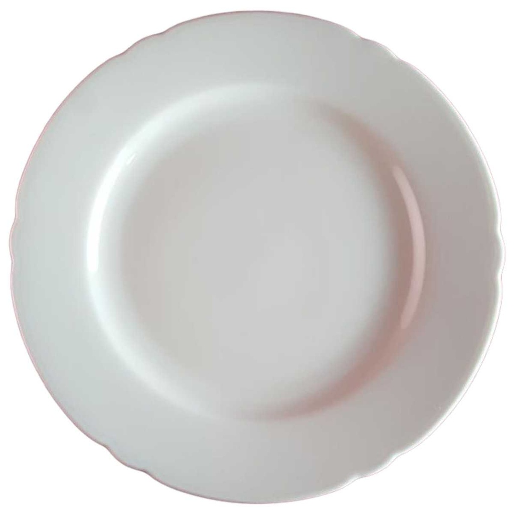 [45814529] Kuchenteller Dessertteller Frühstücksteller 20 cm Seltmann Weiden Marie Luise Uni Weiß gebraucht - neuwertig