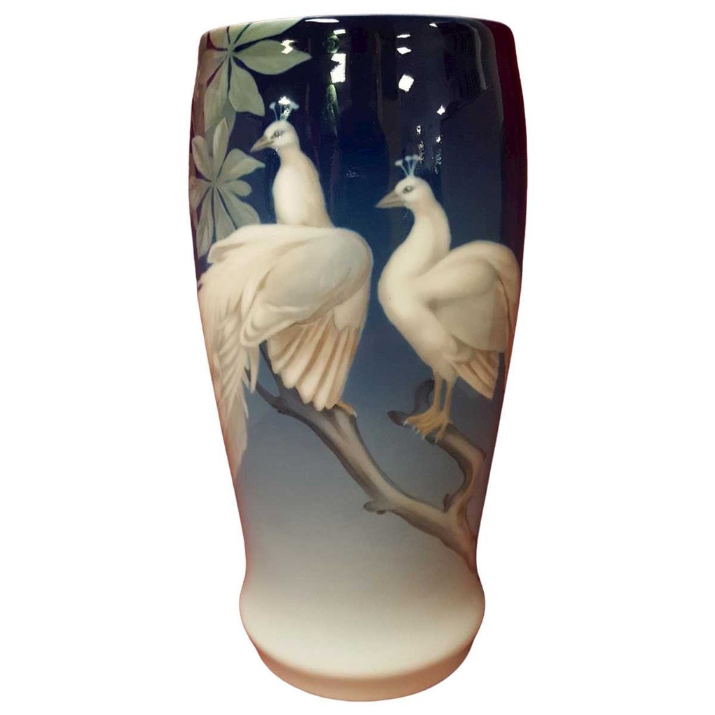 [45814530] Vase 27,5 cm Bing & Grondahl Weiß gebraucht - gut