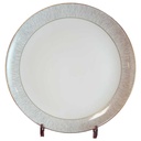 Speiseteller Essteller 25 cm Königl. pr. Tettau Ria 1347 grauer Rand gebraucht - sehr gut