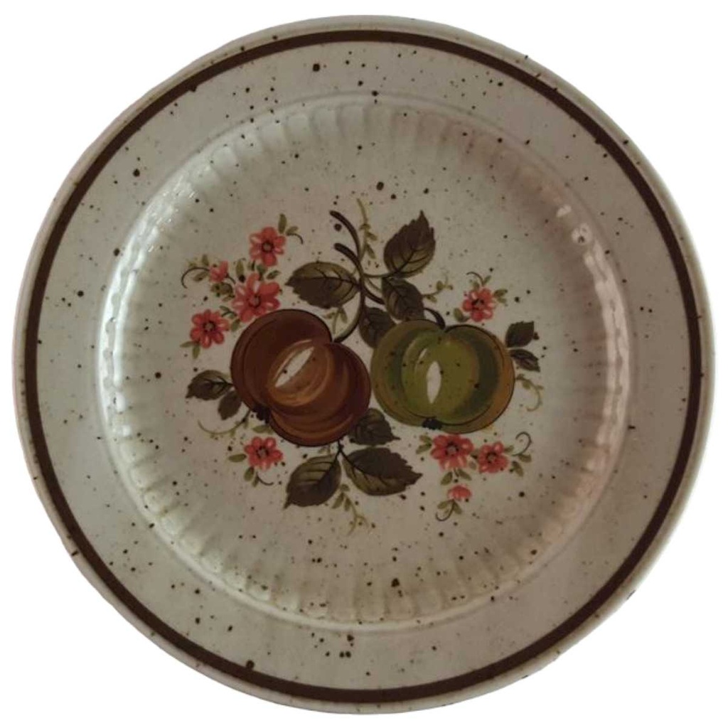 [45814630] Kuchenteller 19,7 cm Winterling Marktleuthen Früchte Blumenmotiv gebraucht - akzeptabel
