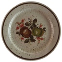 Kuchenteller 19,7 cm Winterling Marktleuthen Früchte Blumenmotiv gebraucht - akzeptabel