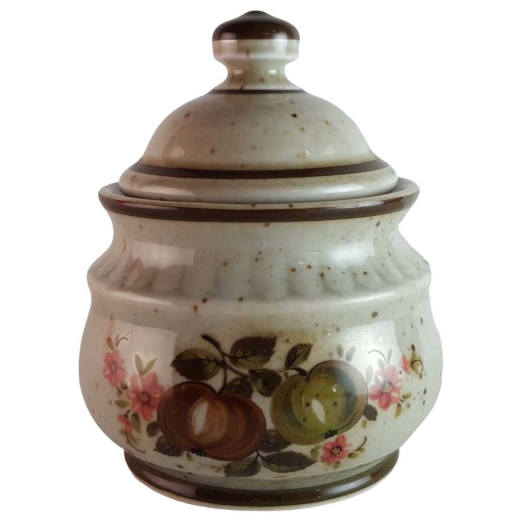 [45814631] Zuckerdose Winterling Marktleuthen Früchte Blumenmotiv gebraucht - gut