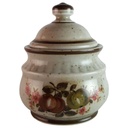 Zuckerdose Winterling Marktleuthen Früchte Blumenmotiv gebraucht - gut