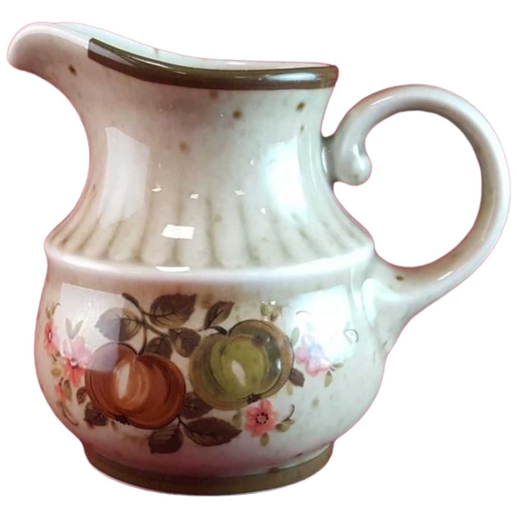 Milchkännchen Winterling Marktleuthen Früchte Blumenmotiv gebraucht - gut