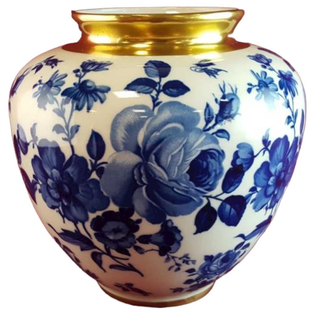 [45814636] Vase 14,2 cm Kronach OCA Bavaria 1103 Delft Echt Kobalt gebraucht - sehr gut