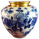 Vase 14,2 cm Kronach OCA Bavaria 1103 Delft Echt Kobalt gebraucht - sehr gut