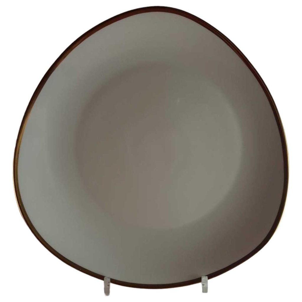 Tortenplatte Tortenständer Goldrand Mitterteich Form 22862 5 mm Bavaria gebraucht - gut