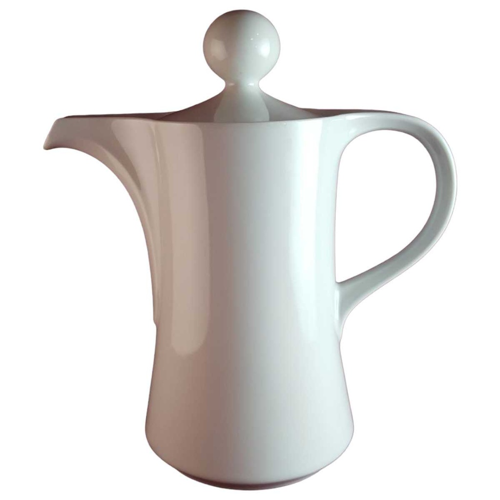 Kaffeekanne 1,3 L Mitterteich Form 900 Weiß gebraucht - gut