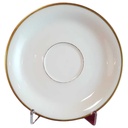 Untertasse für Tee Goldrand 14,7 cm Eschenbach Alte Formen W309 gebraucht - gut