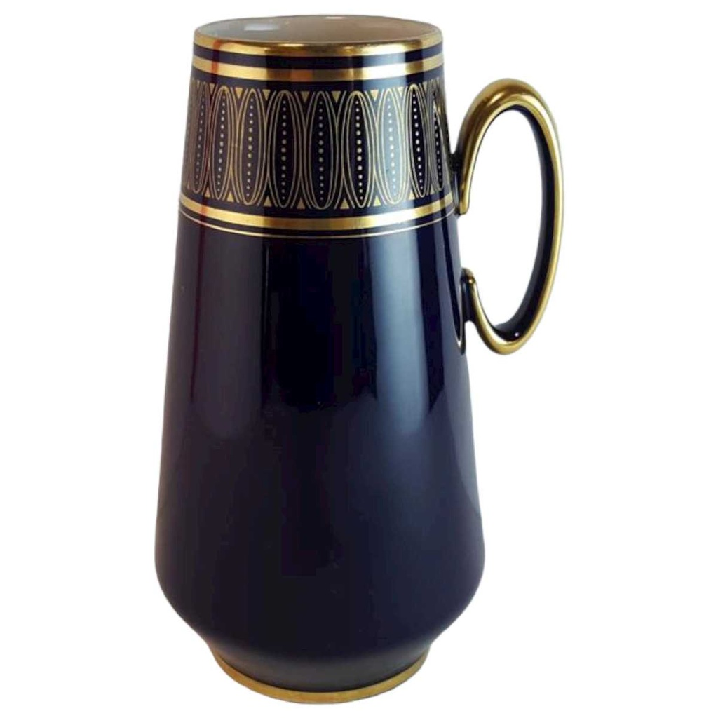 [45814659] Tischvase Blumenvase Golddekor 15 cm Lindner Porzellan Mignon gebraucht - sehr gut
