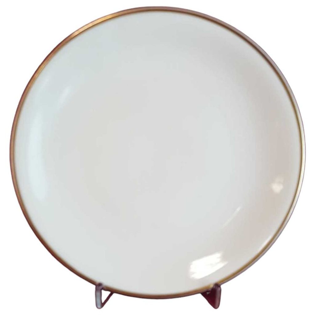 Kuchenteller Dessertteller Frühstücksteller Golddekor 18,9 cm Creidlitz Porzellanfabrik Friederike gebraucht - gut