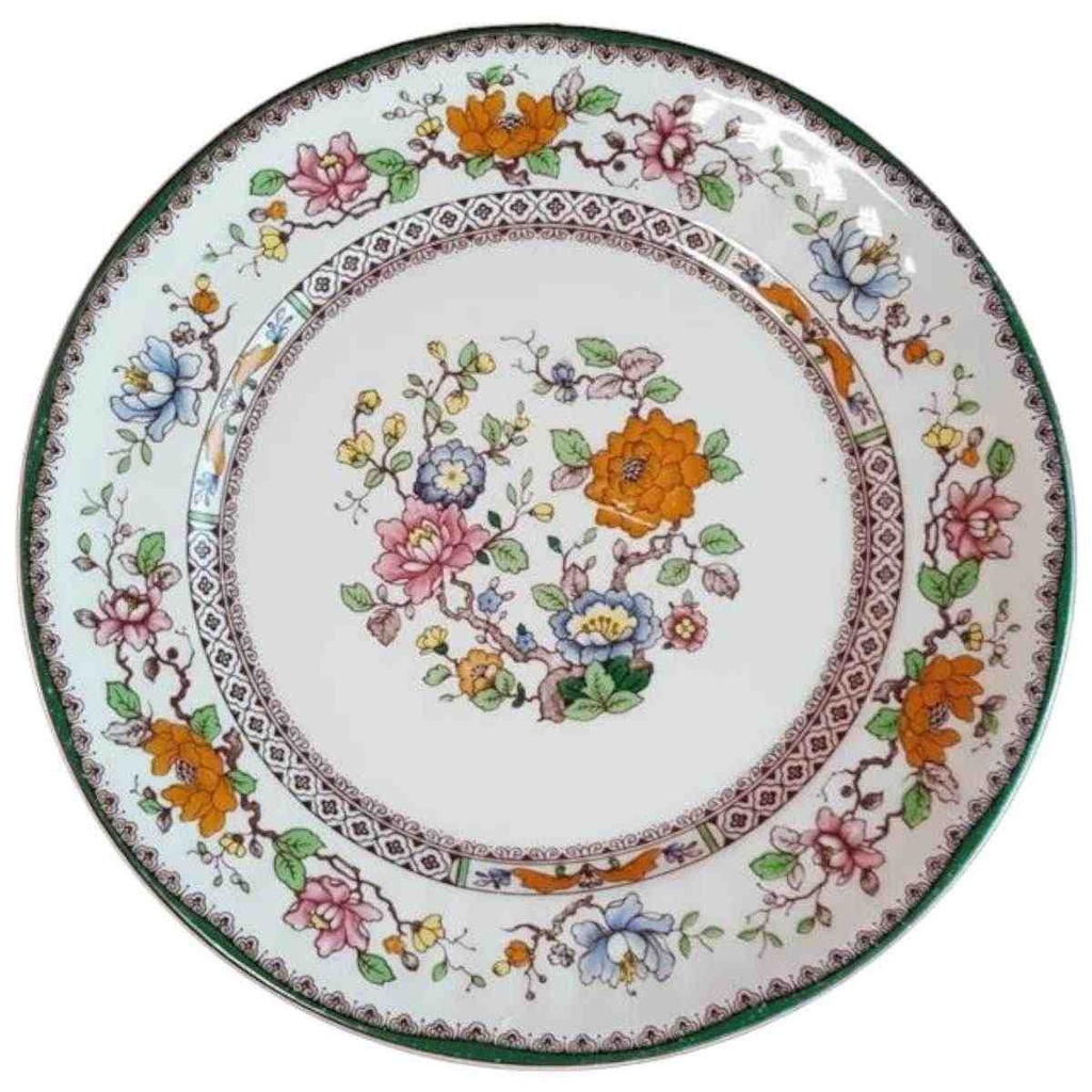 [45814717] Speiseteller Essteller 25 cm Eschenbach Ceranova Asiatische Blüte gebraucht - akzeptabel