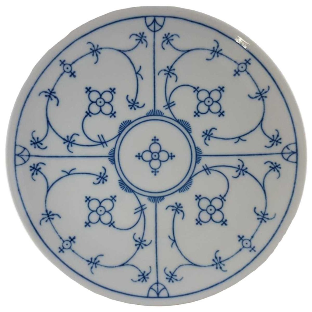 [45814723] Kuchenteller 19,8 cm Winterling Schwarzenbach Indisch Blau Strohblume gebraucht - gut