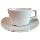 Kaffeetasse mit Untertasse Tasse Rosenthal Flash Weiß gebraucht - sehr gut