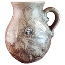 Vase Henkelvase Dekorative 15,8 cm Ruscha Art Grau gebraucht - sehr gut