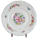 Speiseteller Essteller 25,3 cm Rosenthal Chippendale bunte Blumen gebraucht - akzeptabel