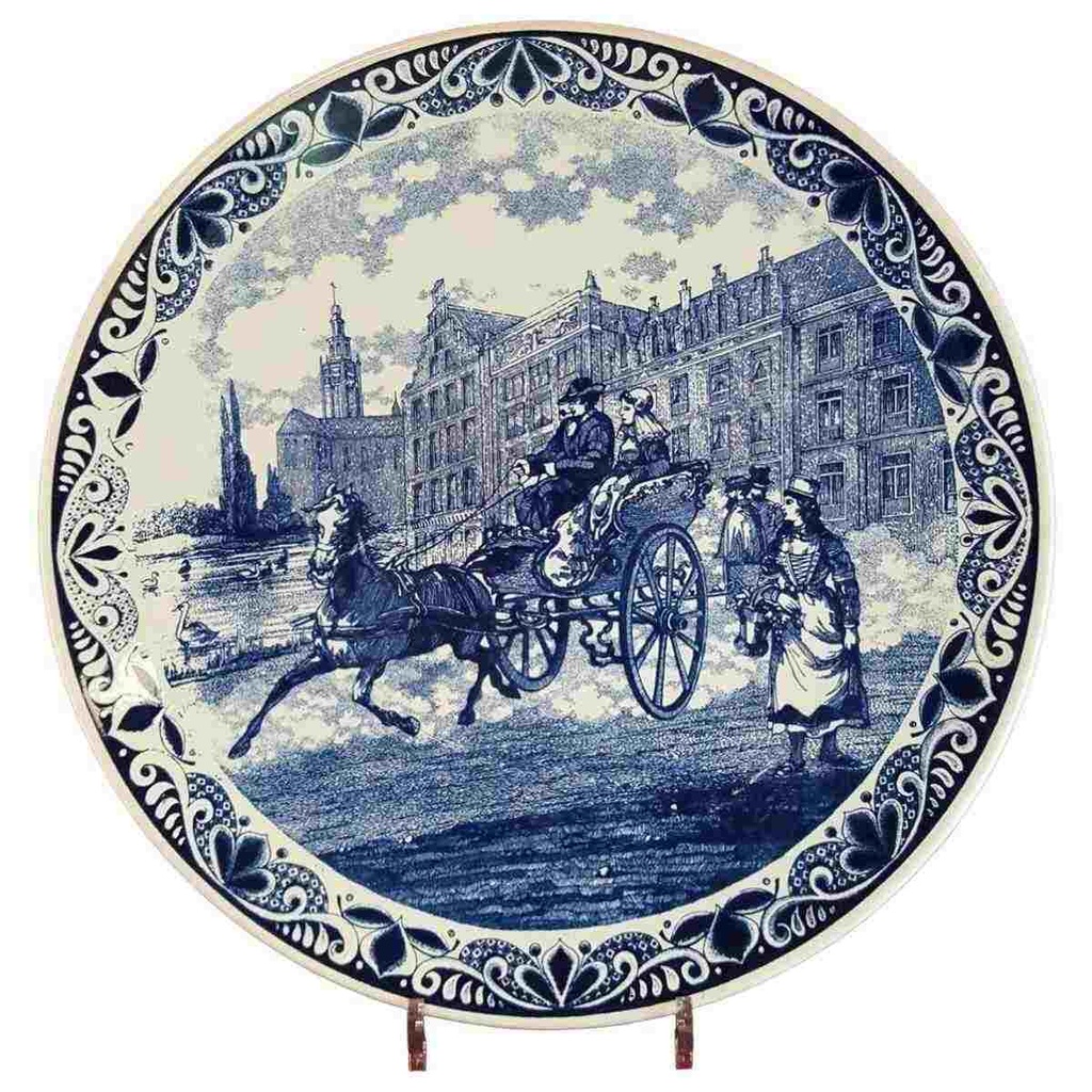 [45814825] Wandteller Delfts Blauw gebraucht - gut