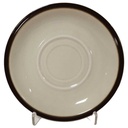 Untertasse für Kaffee 14,8 cm Winterling Röslau Brauner Rand gebraucht - gut