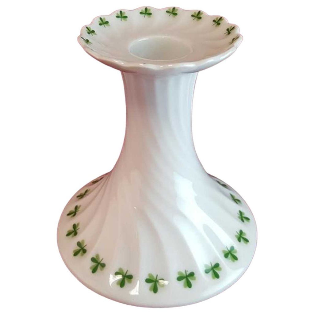 [45814847] Kerzenhalter klein Haviland Limoges Torse Trefle Vert Kleeblatt gebraucht - sehr gut