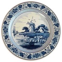Wandteller Royal Goedewaagen Blue Delft gebraucht - gut
