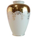 Vase Blumenvase Golddekor 15,2 cm Kaiser Porzellan Alka Kunst Elfenbein Beige gebraucht - gut