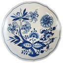 Untertasse 16 cm Hutschenreuther Maria Theresia Zwiebelmuster Blau