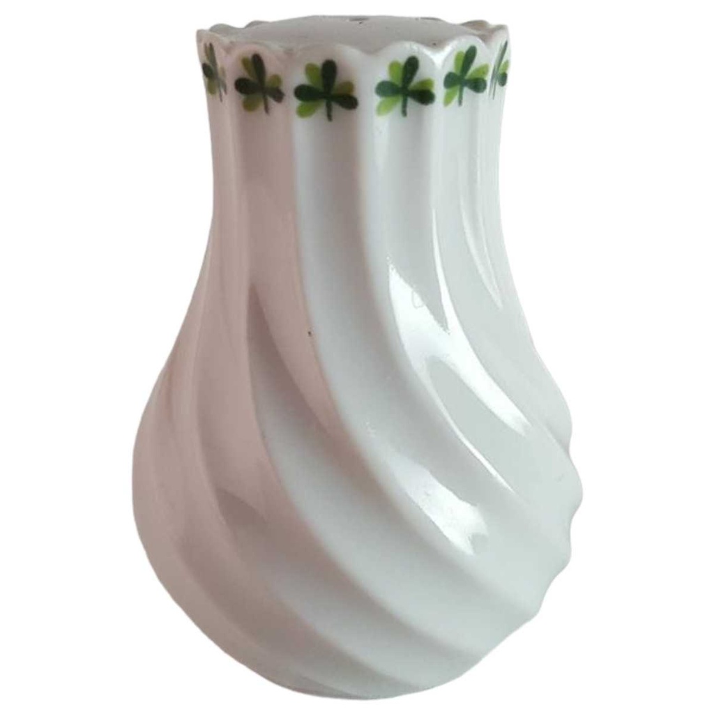 [45814952] Pfefferstreuer Haviland Limoges Torse Trefle Vert Kleeblatt gebraucht - sehr gut