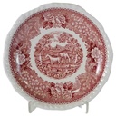 Untertasse für Kaffee 15 cm Adams English Scenic Rot