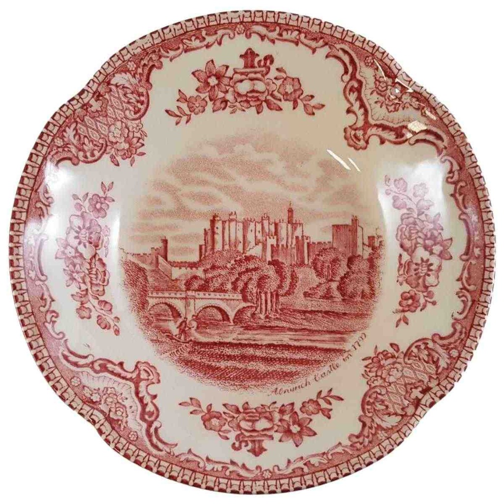 [45814965] Dessertschale 13 cm Johnson Bros Old Britain Castles Rot gebraucht - sehr gut