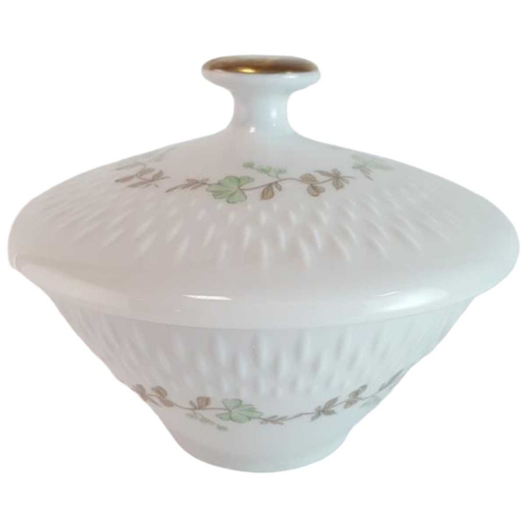 [45814973] Zuckerdose Goldrand Edelstein Bavaria Blumendekor 24179 Blumen gebraucht - sehr gut