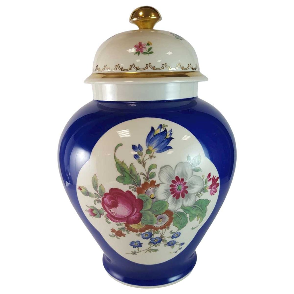 [45814978] Vase 32,5 cm Thomas Porzellan Ivory Blumen gebraucht - akzeptabel
