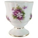 Eierbecher auf Fuß Royal Albert Sweet Violets gebraucht - sehr gut