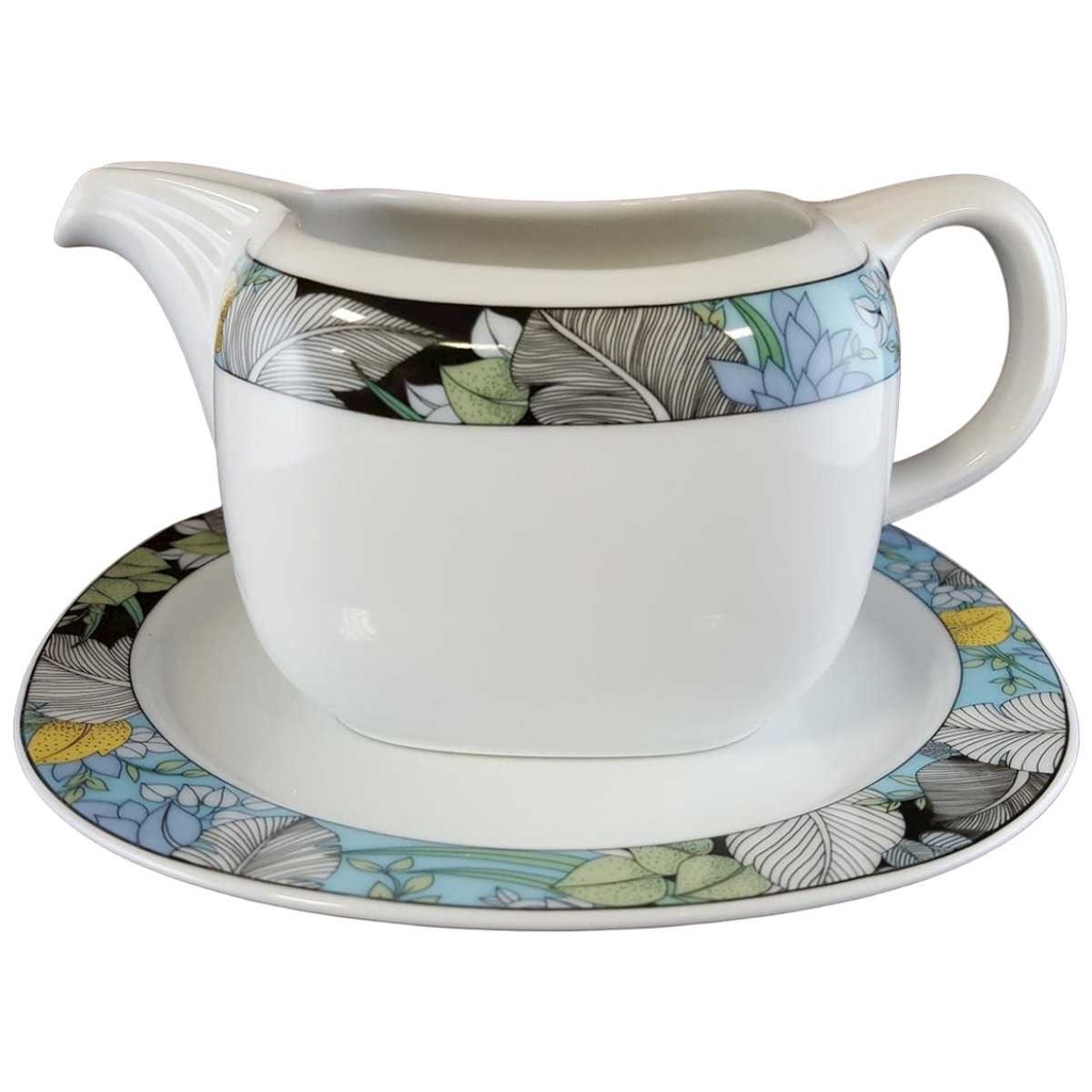 [4581500] Servierplatte Sauciere Speiseplatte Fleischplatte mit Teller 2tlg Mitterteich Form 2330 Topsi