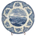 Kuchenteller 20,2 cm Johnson Bros Old Britain Castles Blau gebraucht - sehr gut