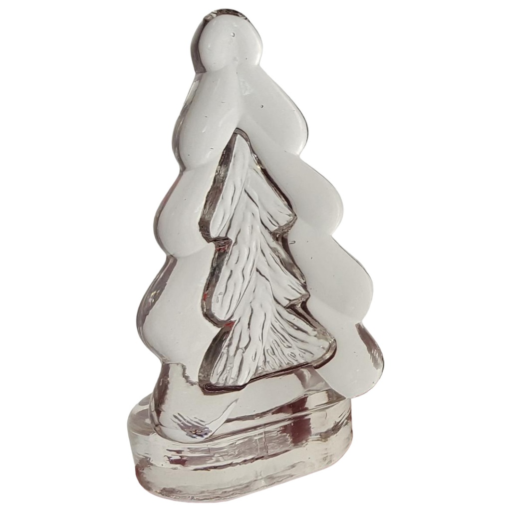 [45815016] Kerzenhalter Teelichthalter Glas Tannenbaum H 16,5 cm in OVP