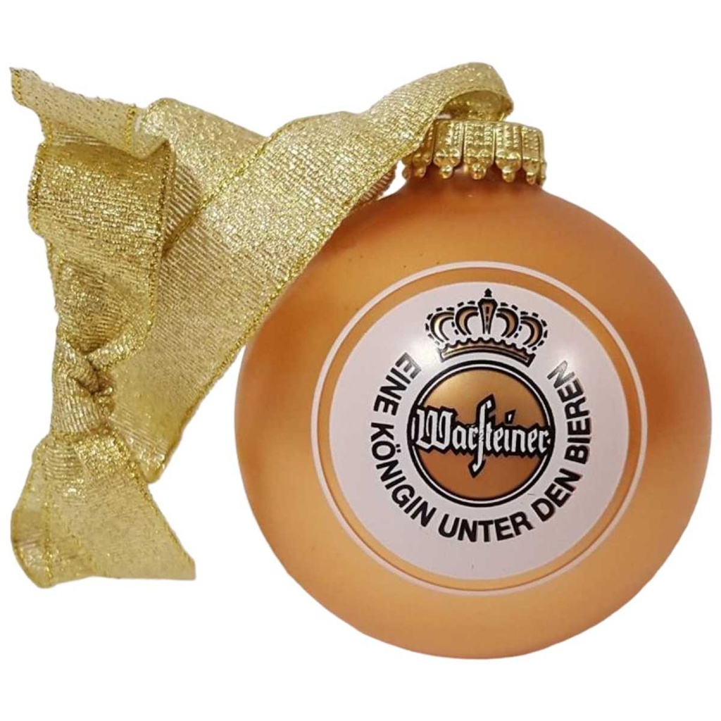 Warsteiner Christbaumkugel Weihnachtskugel echt Glas D 6,5 cm