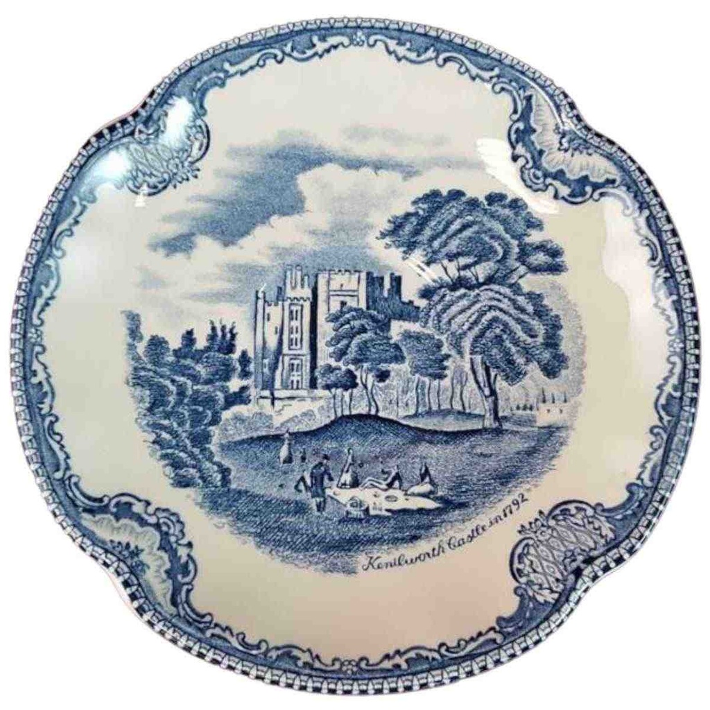 [45815022] Untertasse für Tee Tee/Kaffee 14,3 cm Johnson Bros Old Britain Castles Blau
