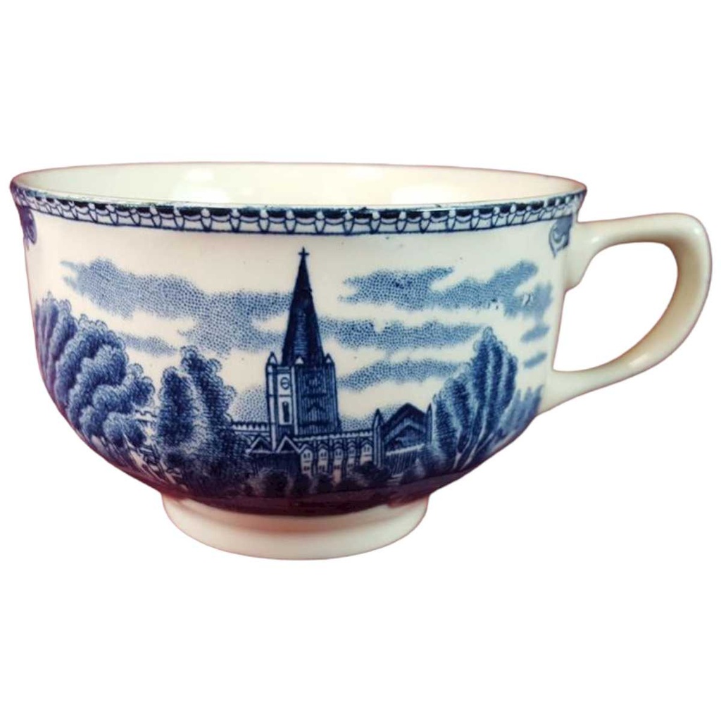 [45815024] Teetasse Tasse ohne Innendekor Johnson Bros Old Britain Castles Blau gebraucht - sehr gut
