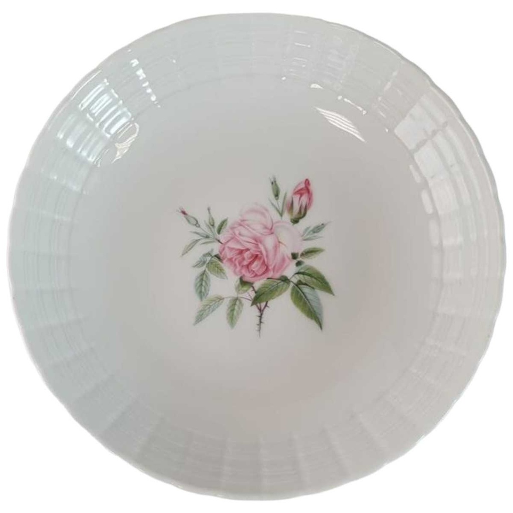 [45815033] Gebäckschale Konfektschale 19 cm Hutschenreuther Lucina rosa Rose gebraucht - sehr gut